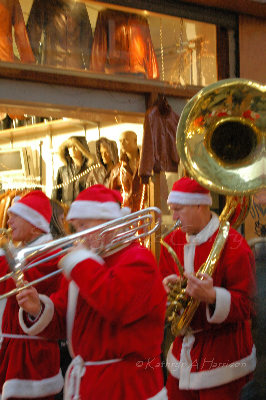 Father Xmas brass band